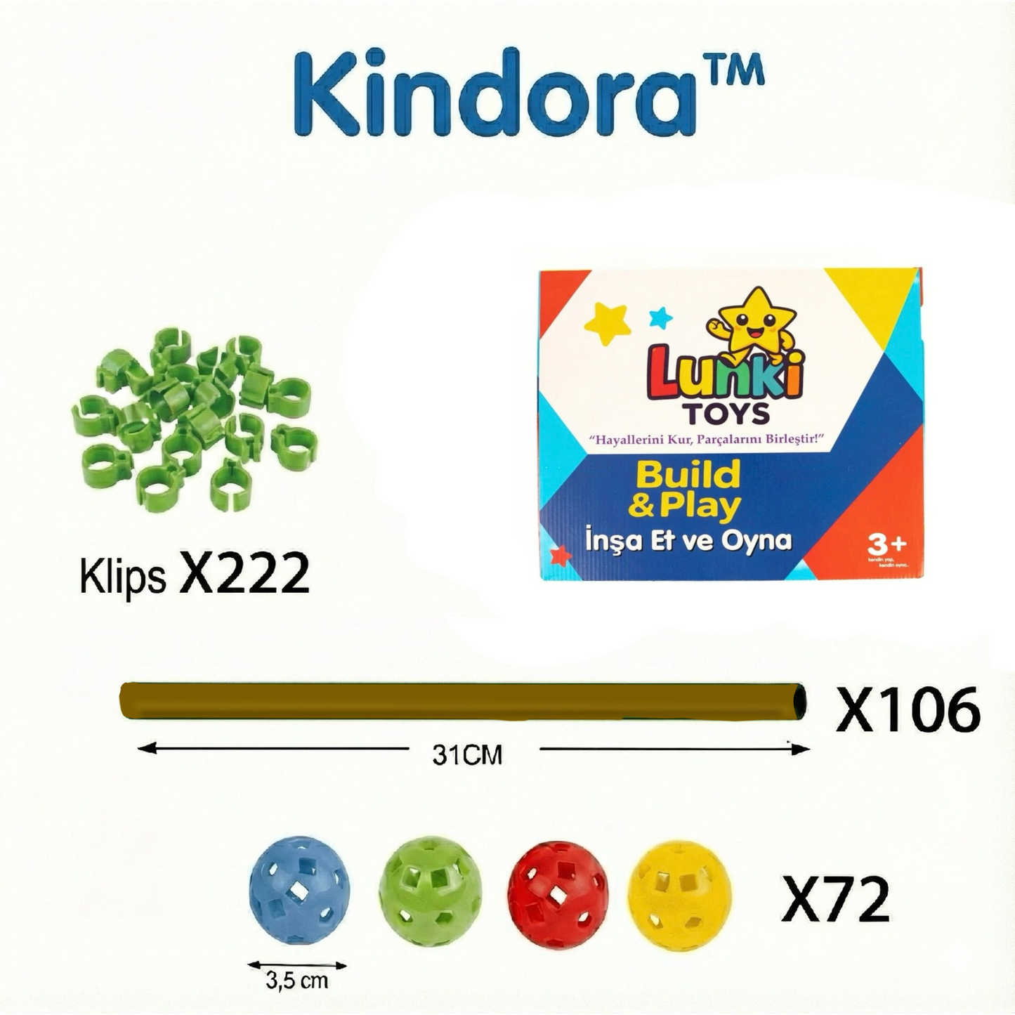 JoyoKids™ Kindora - Hayalindeki Sihirli Çadırı Kur!