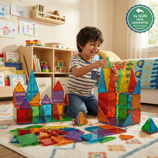 JoyoKids™ MegaMag - Manyetik yapılarla, hayal gücünü geliştir!