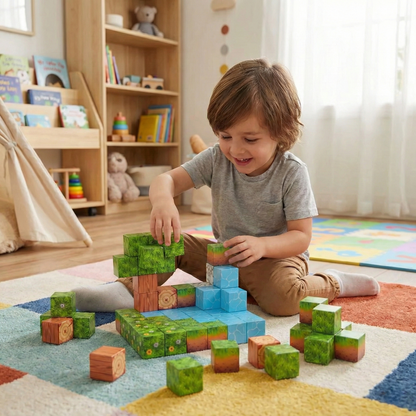JoyoKids™ VoxelVerse - Kendi Piksel Dünyanı İnşa Et!