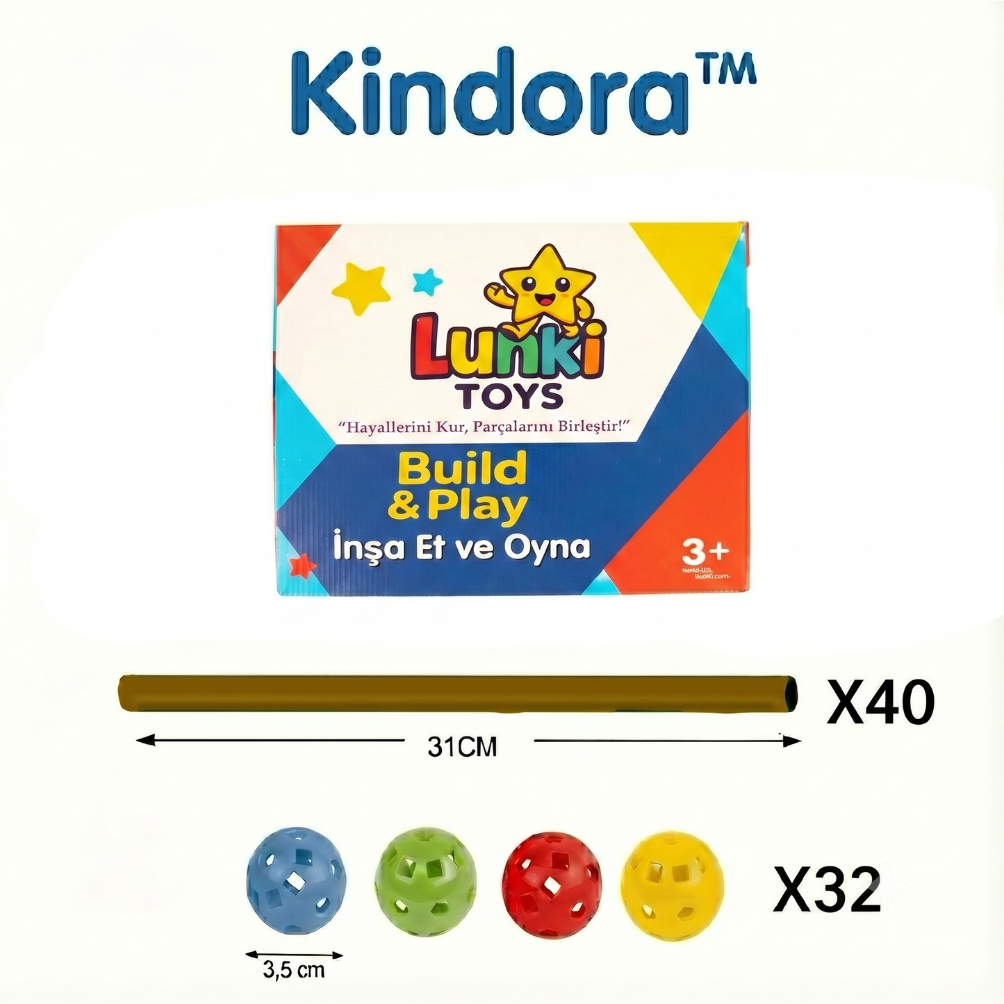 JoyoKids™ Kindora - Hayalindeki Sihirli Çadırı Kur!