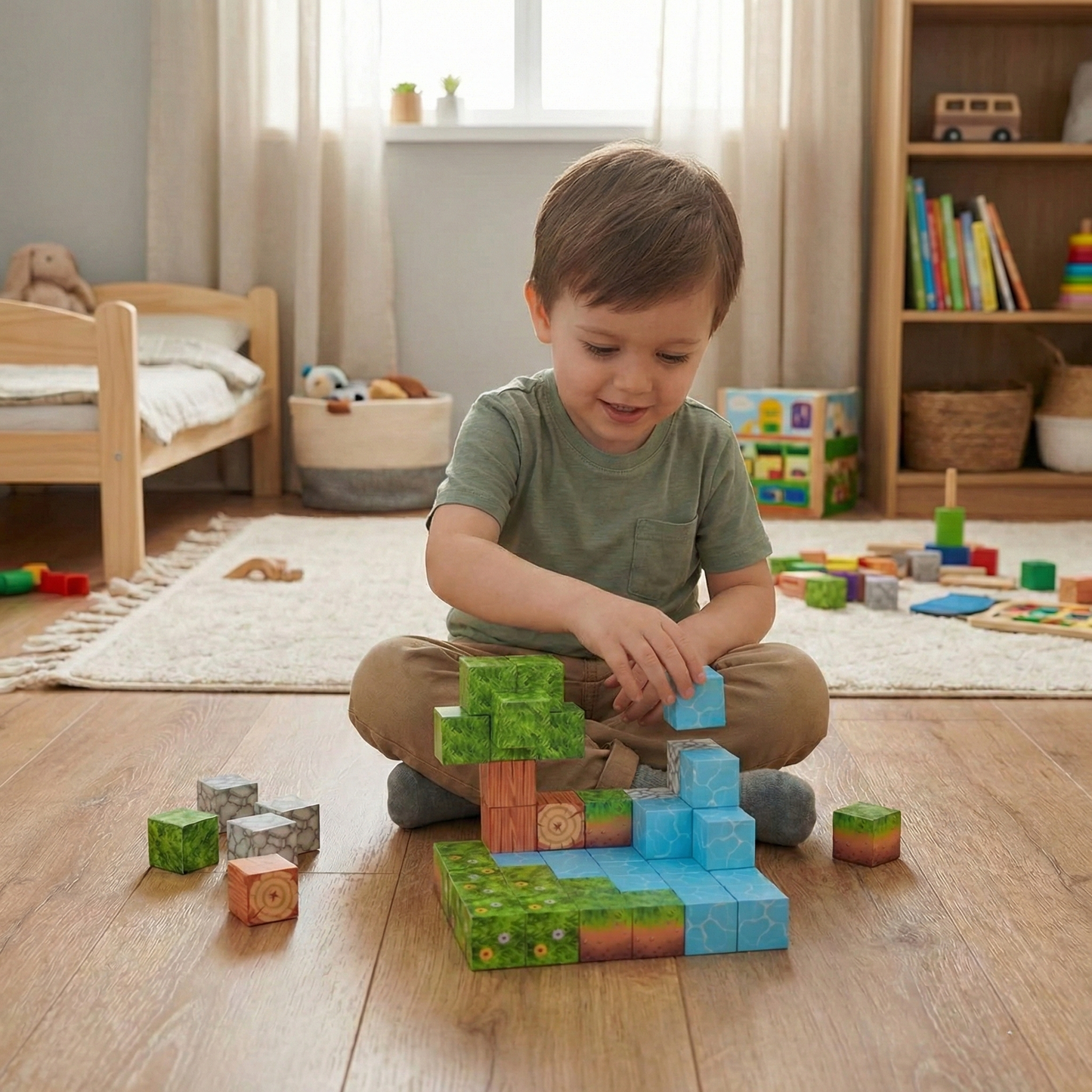 JoyoKids™ VoxelVerse - Kendi Piksel Dünyanı İnşa Et!