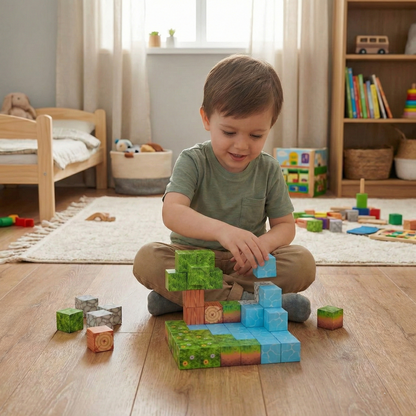JoyoKids™ VoxelVerse - Kendi Piksel Dünyanı İnşa Et!