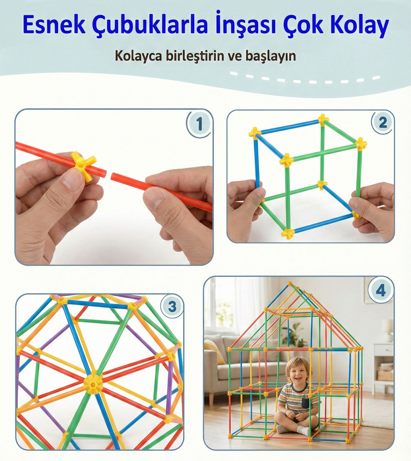 JoyoKids™ BuildBoo - Harekete Geç, Tasarlamaya Başla!