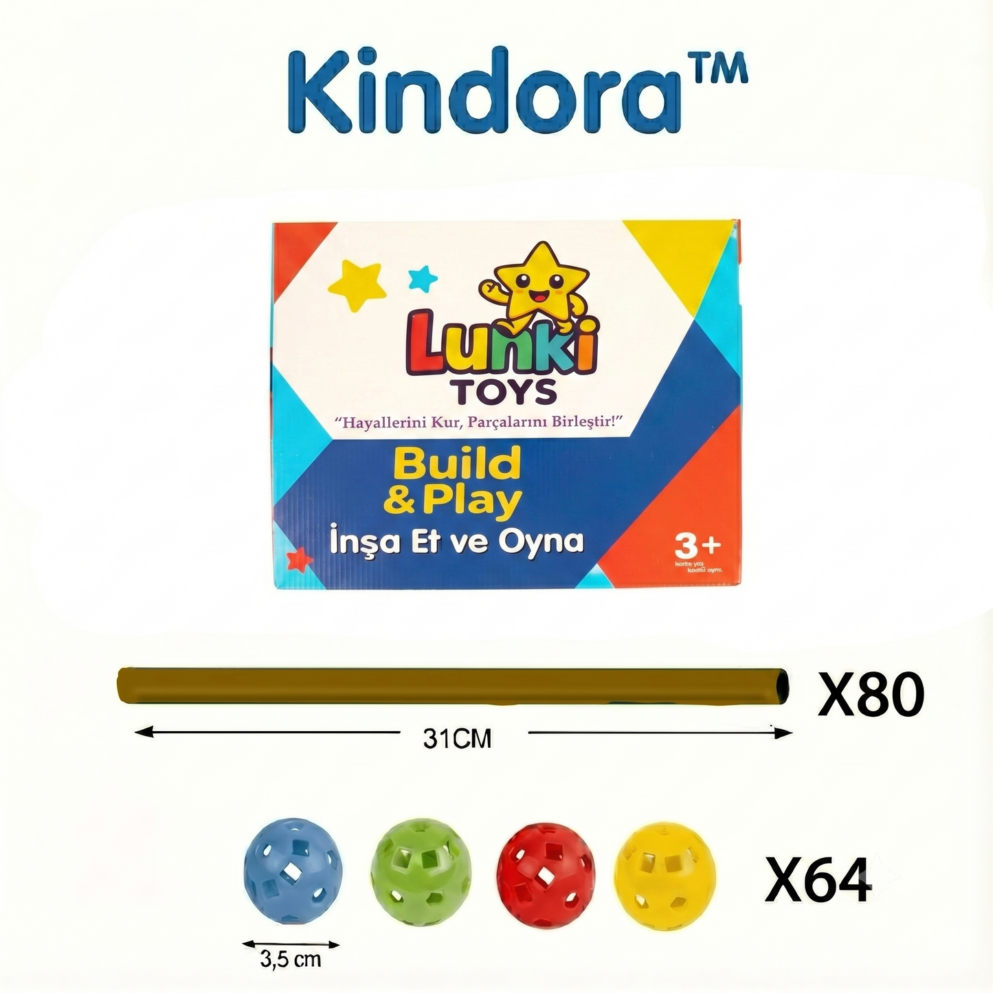 JoyoKids™ Kindora - Hayalindeki Sihirli Çadırı Kur!