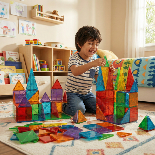 JoyoKids™ MegaMag - Manyetik yapılarla, hayal gücünü geliştir!
