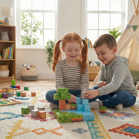 JoyoKids™ VoxelVerse - Kendi Piksel Dünyanı İnşa Et!
