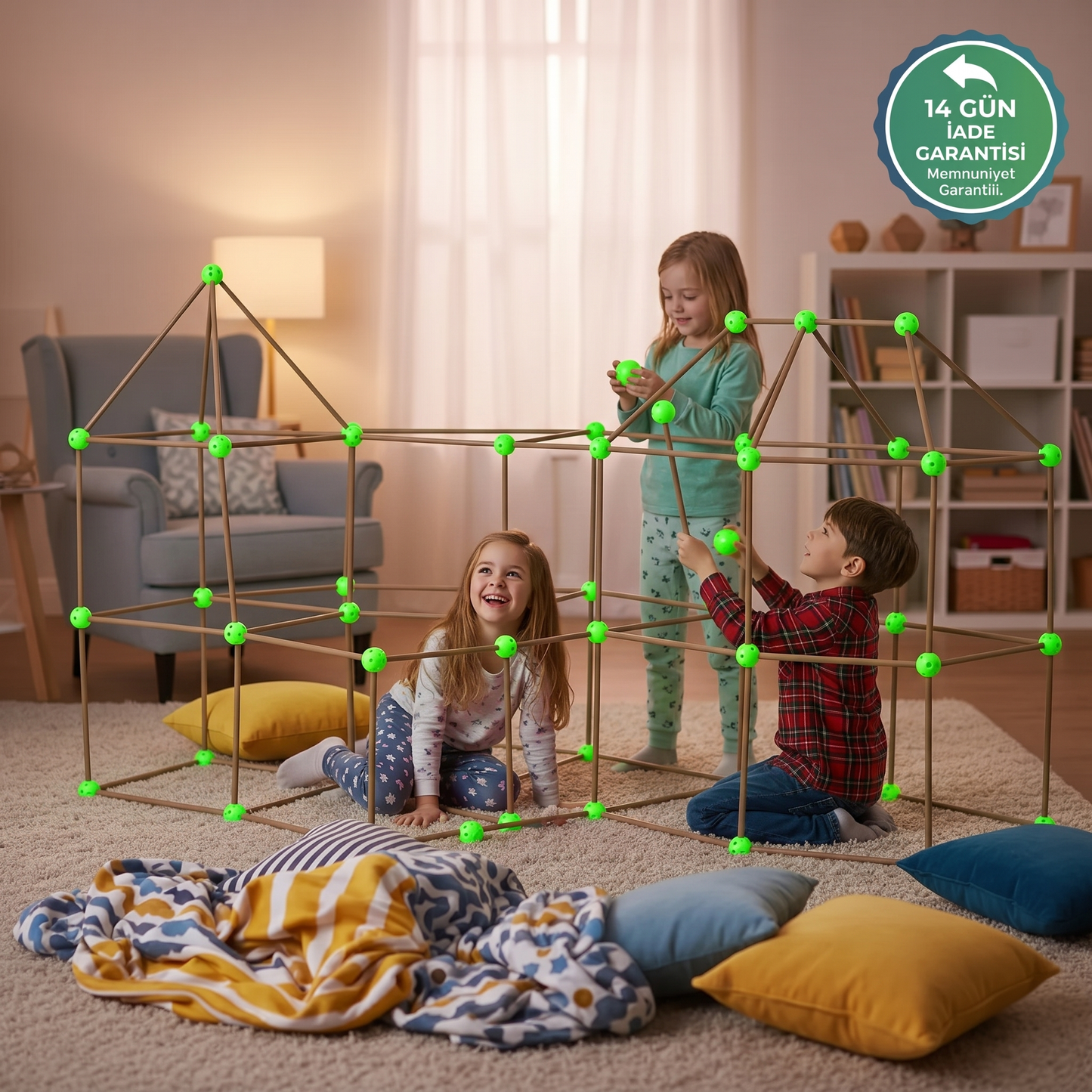 JoyoKids™ Kindora - Hayalindeki Sihirli Çadırı Kur!